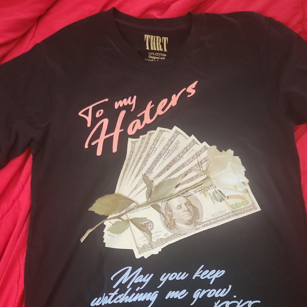 Rick Ross Brand  Black Graphic Long Sleeve Tee